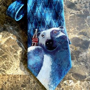 Coca Cola polar bear tie